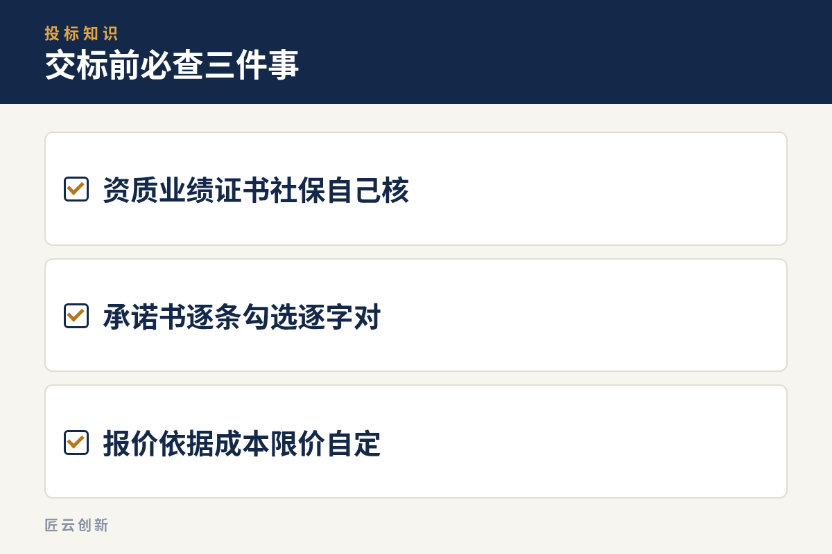 标书代写后必查清单